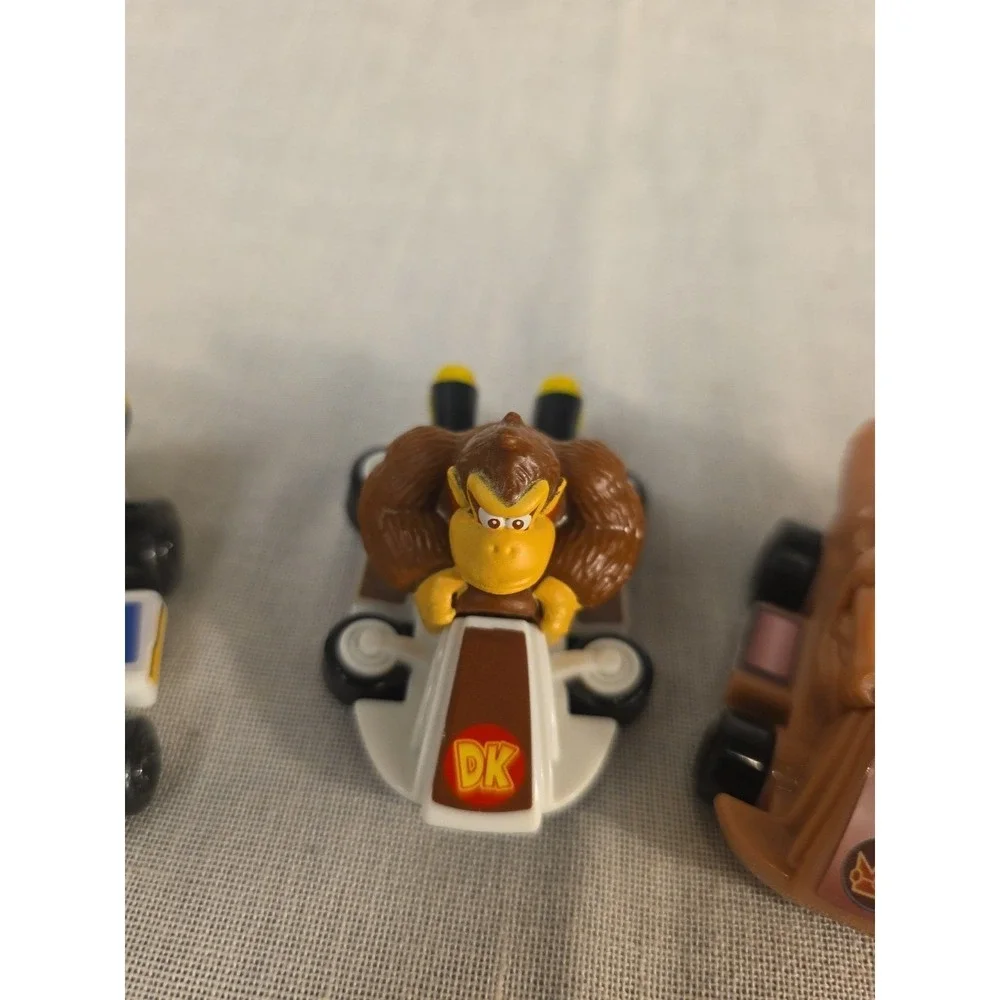 Nintendo Mario Kart 64 Toy Figures Lot Toad Donkey Kong Princess Peach Bowser